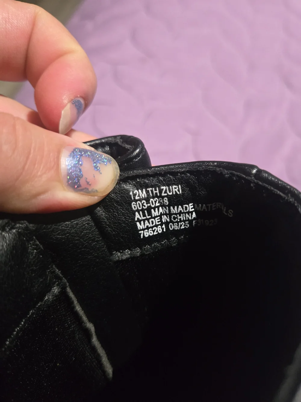 Black Kids's Chunky Heel Motorcycle Boots